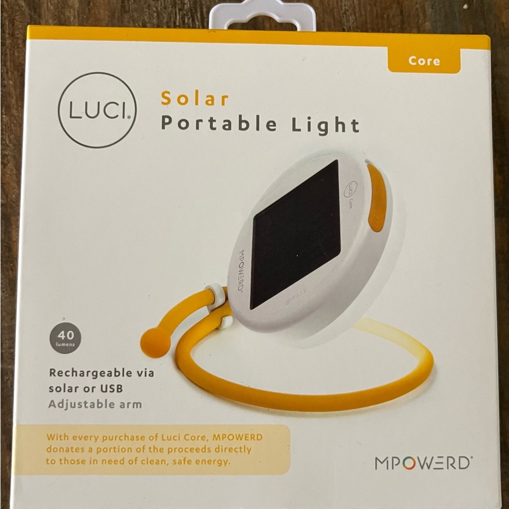 Solar Portable Lamp - never been opened